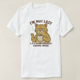 Energisparande katt t shirt