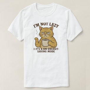 Energisparande katt t shirt