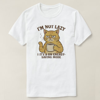 Energisparande katt t shirt