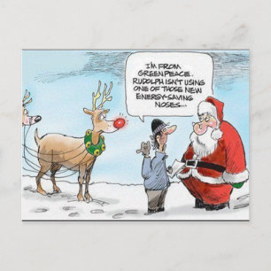 Energisparande Rudolph Vykort