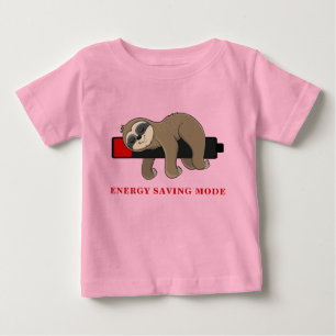 Energisparläge Funny Sloth-mall T Shirt
