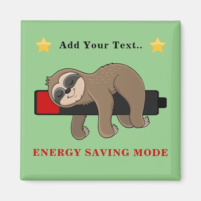 Energisparläge | Lönsam Personlig Magnet (Framsidan)