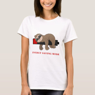 Energisparläge Lönsam Personlig T Shirt