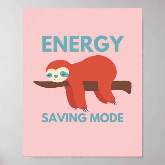 Energisparläge Poster praktiskt (Framsidan)