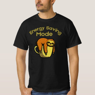 Energisparläge Söt Loung Cartoon-design T Shirt