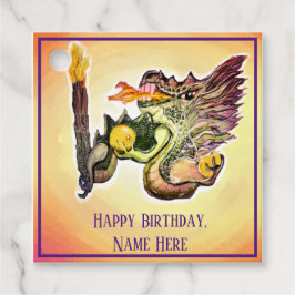 Energiuppvärmningsruta för branddragning gåvor etiketter