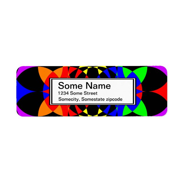 Energize av Kenneth Yoncich Returadress Etikett (Framsidan)