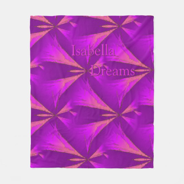 Energy Abstrakt Stars Fleece Blanket (Framsidan)