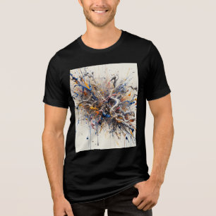Energy Burst-Abstrakten Tee - Konstnärsfärg Stänk