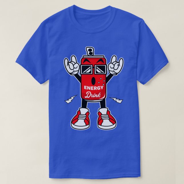 ENERGY DRINK ROCK AND ROLL TECKNAD T SHIRT (Design framsida)