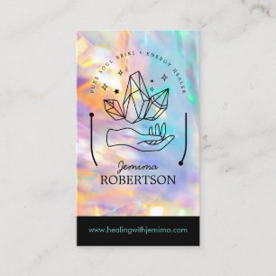 Energy Healer/ Intuitive/ Reiki/ Crystal Esoteric Visitkort