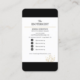 Energy Healer/ Intuitive/ Reiki/ Tarot/ Esoteric   Visitkort