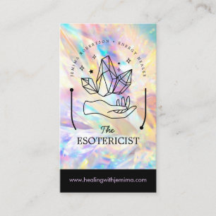 Energy Healer/ Intuitive/ Reiki/ Tarot/ Esoteric Visitkort