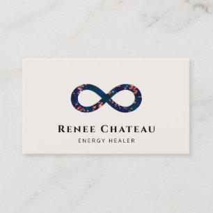 Energy Healer, Ofinity Lemniscate-symbol Visitkort