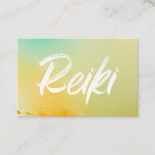 *~*Energy Healer Reiki Master Reiki Practice Visitkort