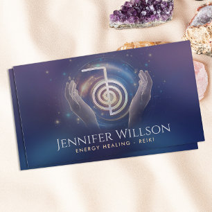 Energy Healing - Reiki Cho Ku Rei Power Symbol Visitkort
