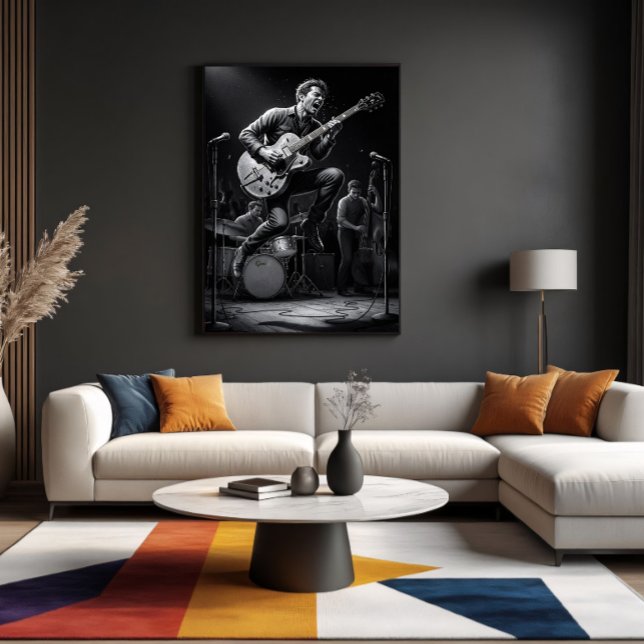 Energy in Black and White Poster (Skapare uppladdad)