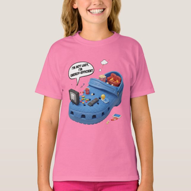  Energy Saving, by Natasha Us   T Shirt (Framsida)