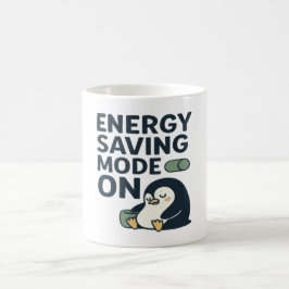 Energy saving Mode on- Cute penguin design Kaffemugg