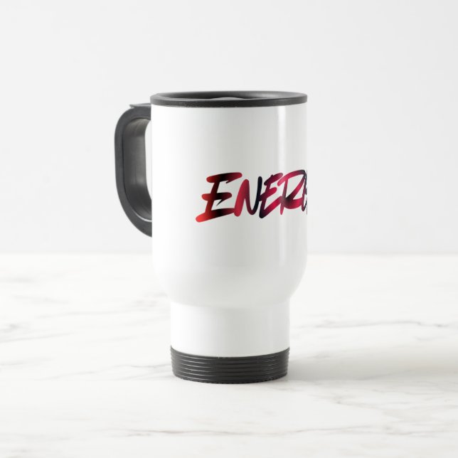 ENERGY Travel Mug — Start Your Day with Intention Resemugg (Framsida vänster)