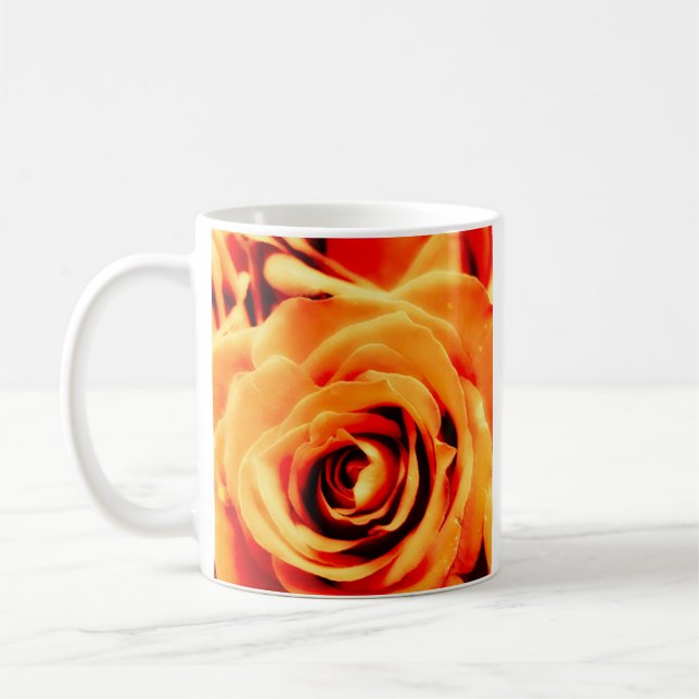 Energy Yellow Roses 11oz Classic Mug Kaffemugg (Vänster)