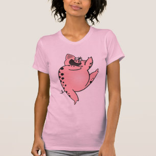 Enfaldig dansa gris LOL för grisdans   Tee