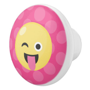 Enfaldig Emoji polka dots Knopp