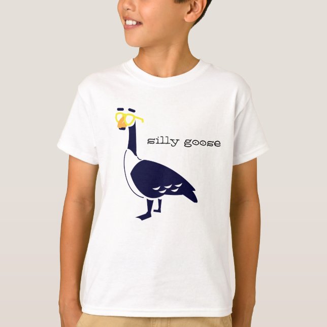 Enfaldig gås t-shirt (Framsida)
