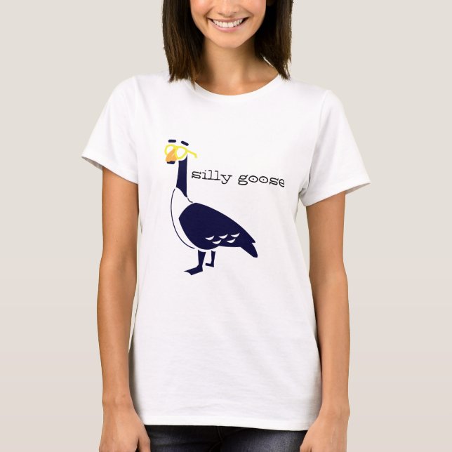 Enfaldig gås t shirt (Framsida)