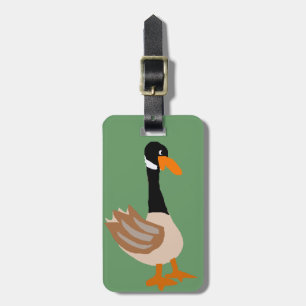 Enfaldig gåsurinnevånarekonst bagagebricka