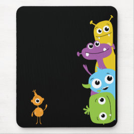 Enfaldig monsterMousepad för barn Musmatta