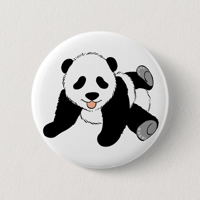 Enfaldig Panda Knapp (Framsida)