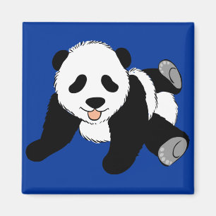 Enfaldig Panda Magnet