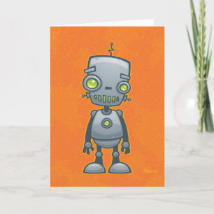 Enfaldig robot kort