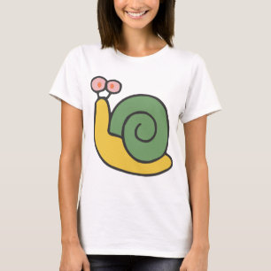 Enfaldig snigel t shirt