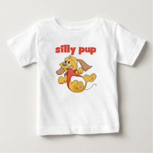 Enfaldig valp t-shirt