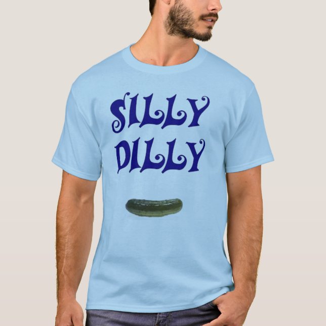 Enfaldiga Dillyblått Tröja (Framsida)