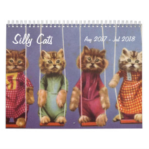 Enfaldiga katter och kattungar - Aug 2017 - Jul Kalender