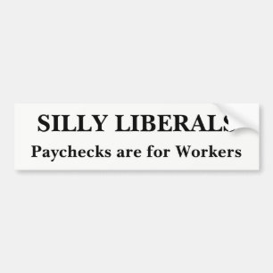 Enfaldiga liberal person bildekal