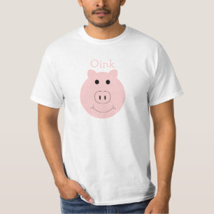 Enfaldiga rosa grismanar t-skjorta tee