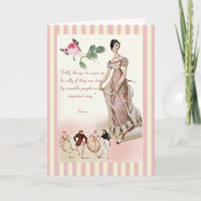 Enfaldiga saker - Jane Austen Kort (Framsida)