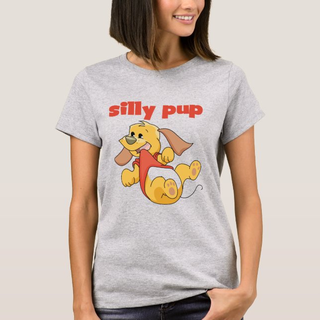 Enfaldiga valpTshirts och gåvor Tee Shirt (Framsida)