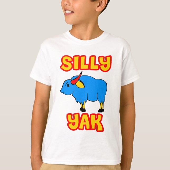Enfaldiga Yak T Shirt (Framsida)