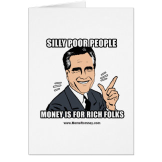 ENFALDIGT FATTIGT FOLK HÄLSNINGSKORT