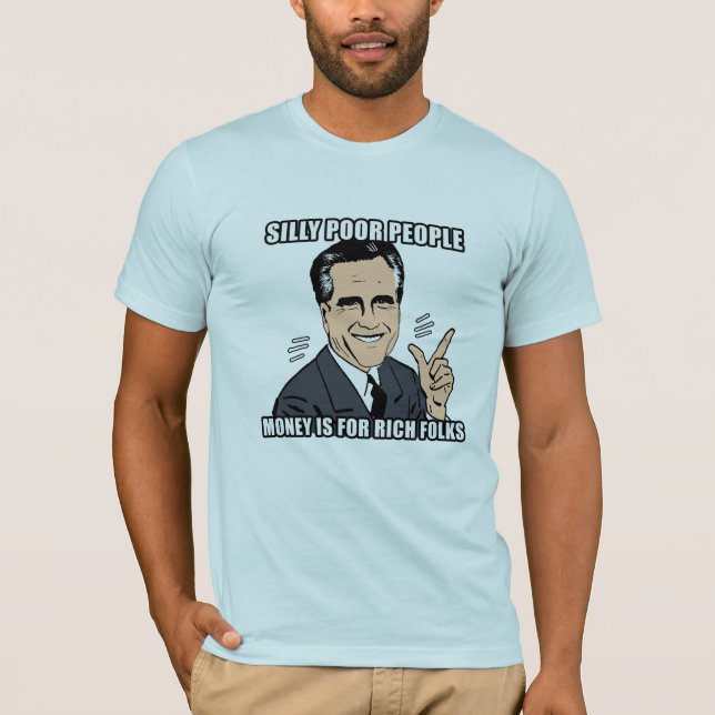 enfaldigt fattigt folk - .png t-shirt (Framsida)