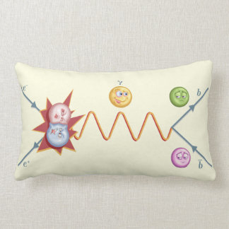 Enfaldigt Feynman diagram Lumbarkudde
