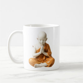 Enfant tibétain Méditatif Kaffemugg