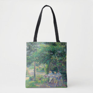 Enfants attablés dans le jardin Camille Pissarro Tygkasse