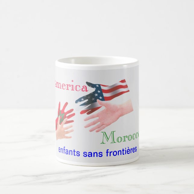 enfants sans koppen för tea för frontièresmorocco kaffemugg (Center)