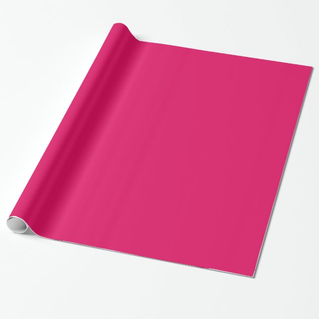 Enfärgad: Hallon Presentpapper (Utrullad)